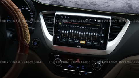 Màn hình DVD Oled C2 New Hyundai Accent 2017 - 2020 tích hợp camera lùi
